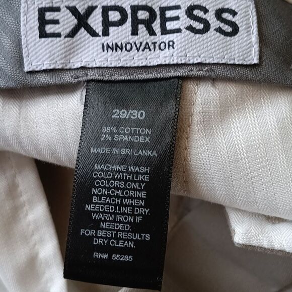 Express Men's Khaki Chinos - Picture 2 of 3